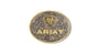 Ariat Large Oval Rope Edge Belt Buckle