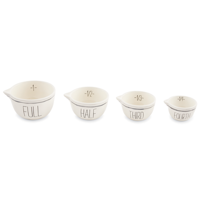 Mud Pie Striped Measuring Bowl Set