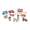 Mud Pie Wood Horse Toy Set