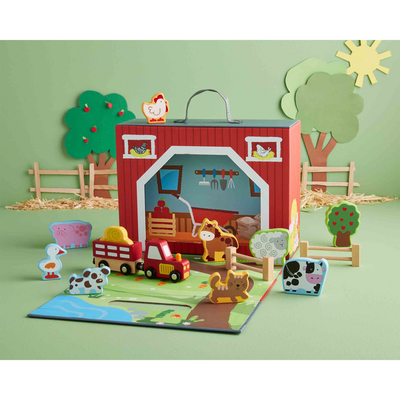 Mud Pie Barnyard Playbox Set