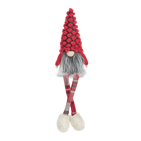 Mud Pie Red Dot Dangle Leg Christmas Gnome