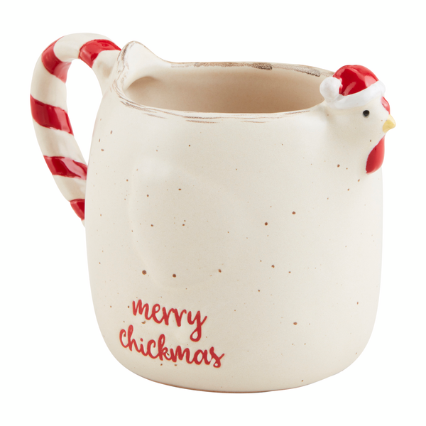 Mud Pie Chicken Farm Christmas Mug