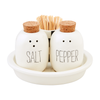 Mud Pie Bistro Salt & Pepper Toothpick Set