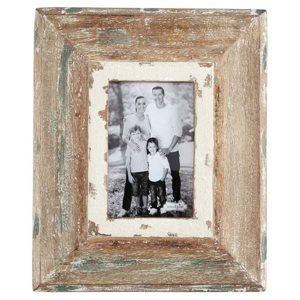 Mud Pie Small Wood Weathered Picture Frame