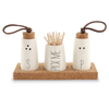 Mud Pie Salt & Pepper Toothpick Holder