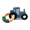 Mud Pie Tractor Silicone Teether - Blue