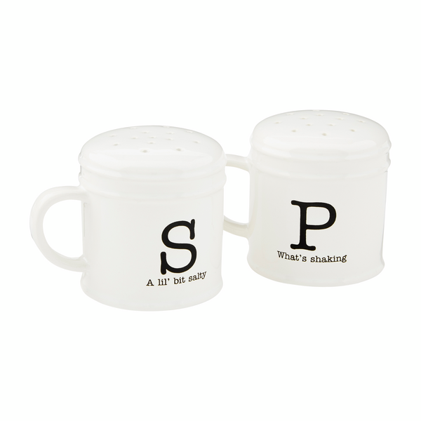 Mud Pie Circa Salt & Pepper Set