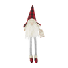 Mud Pie Santa Buffalo Plaid Dangle Leg Gnome