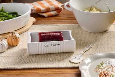 Mud Pie Cranberry Dish Set