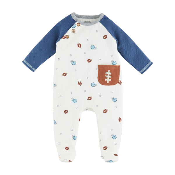 Mud Pie Football Baby Sleeper