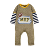 Mud Pie MVP Waffle Baby Bodysuit