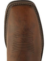 Justin Mens Rugged Western Pull-On Work Boot