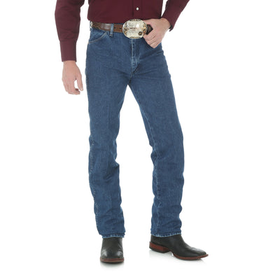 Wrangler Men's Gold Buckle Slim Fit Western Jeans