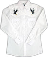 White Horse Men's Embroidered Eagle Shirt