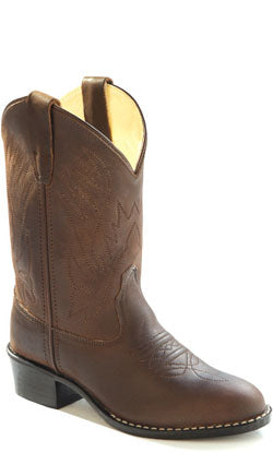 Old West Kids Brown Western Boot