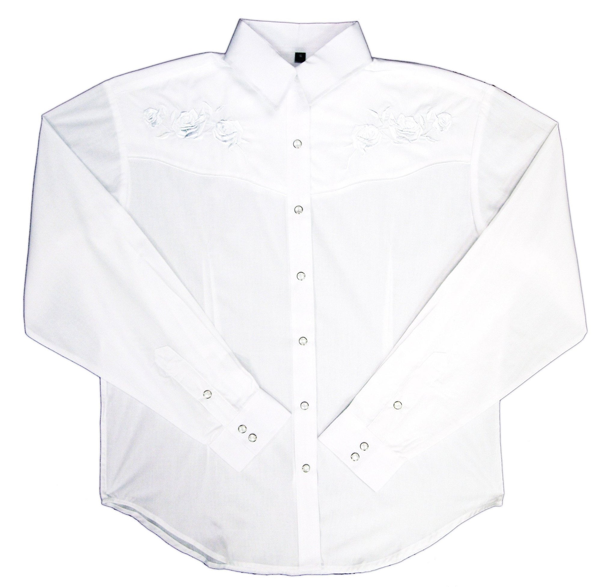 White Horse Womens White Rose Western Shirt White Horse Womens White Rose Western Shirt