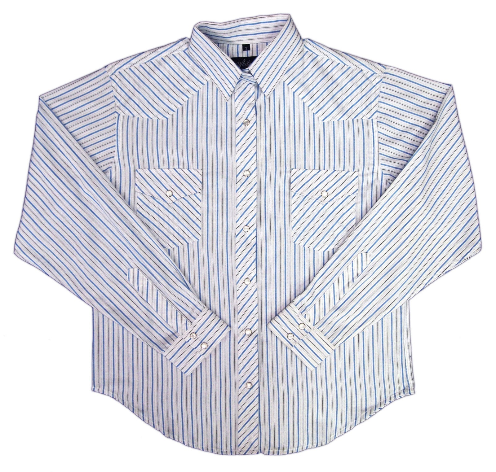 White Horse Womens Stripe Western Shirt