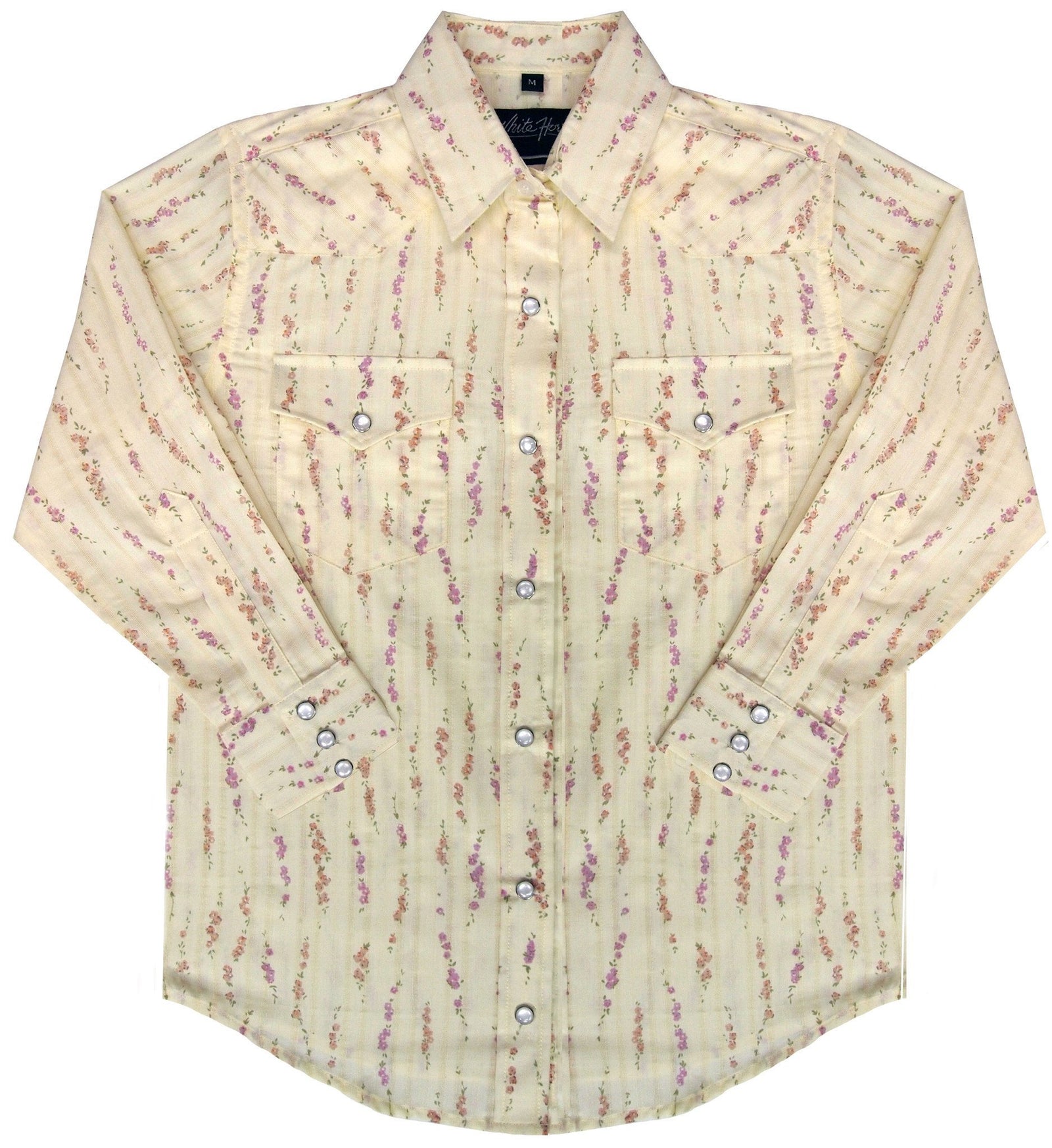 White Horse Womens Print Western Shirt
