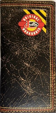 Justin Original Workboots Black Bifold Wallet