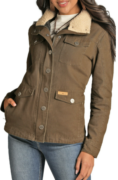 Powder River Outfitters Women's Canvas Rancher Jacket