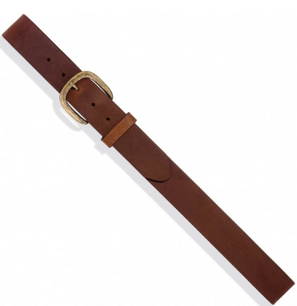 Justin Work Basic Leather Belt - Dark Brown - Centerville  display picture 1