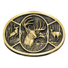 Montana Silversmiths Deer Heritage Attitude Belt Buckle