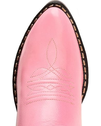 Old West Childrens Girl Pink Western Boot