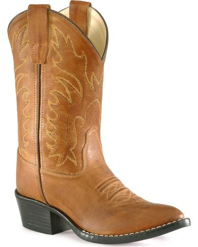 Old Western Childrens Narrow Toe Western Boot