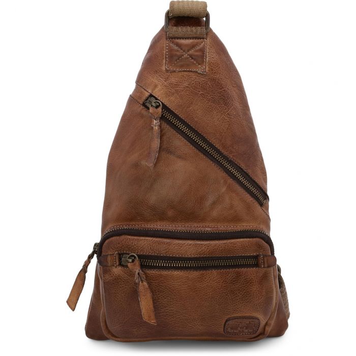 3960 Tan Canvas Backpack - The Handbag Store
