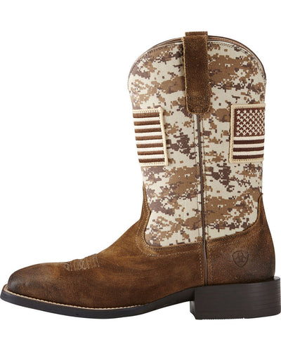 Ariat Men's Camo Patriot Western Boot