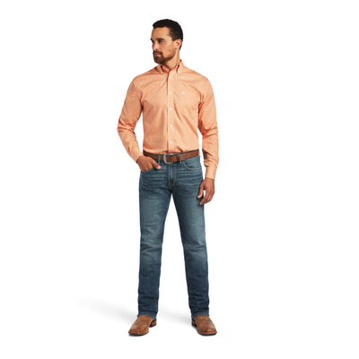 Ariat Men's Wrinkle Free Yakov Fitted Shirt