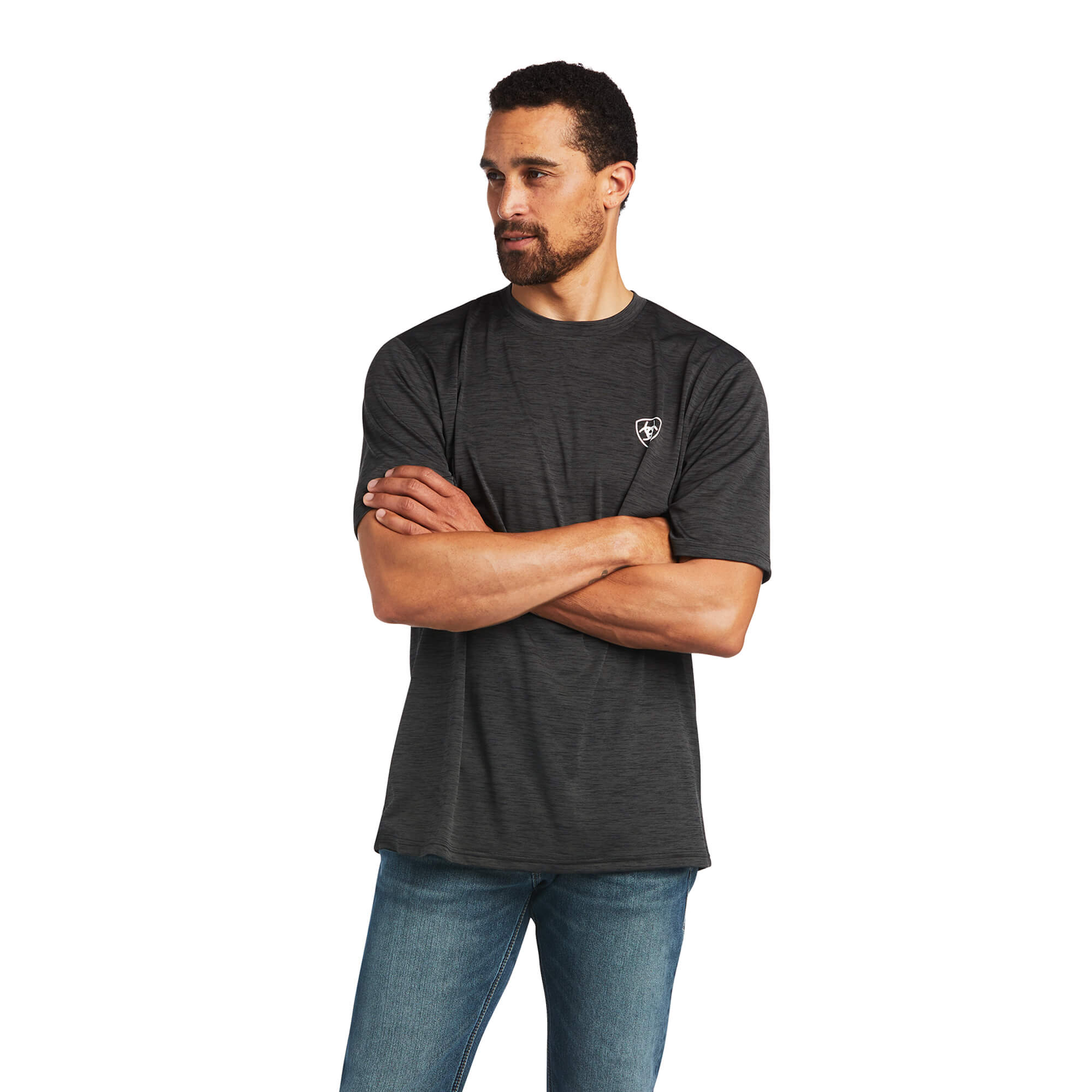 Ariat Men's Charger Vertical Flag T-Shirt