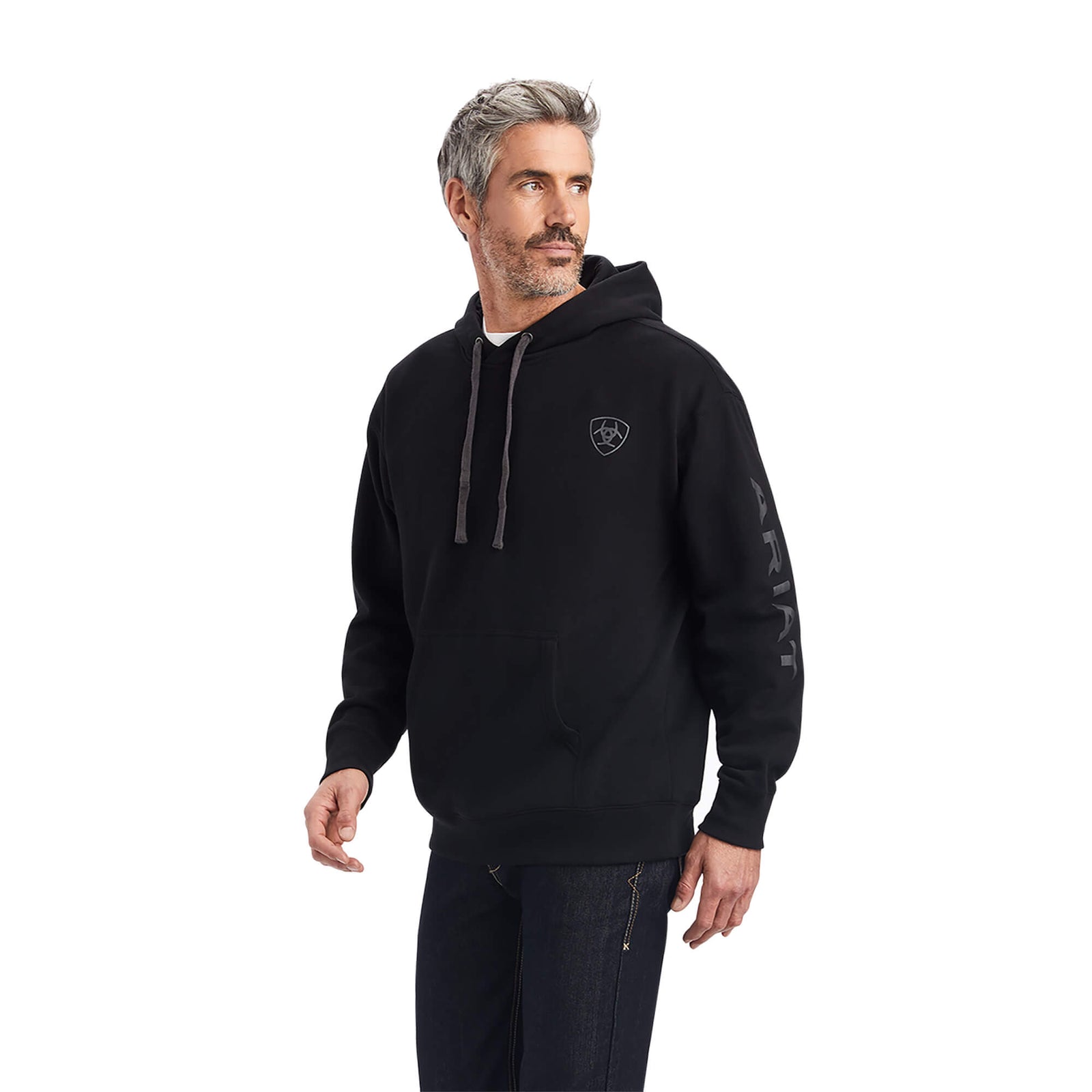 Ariat Men's Logo Hoodie - Black