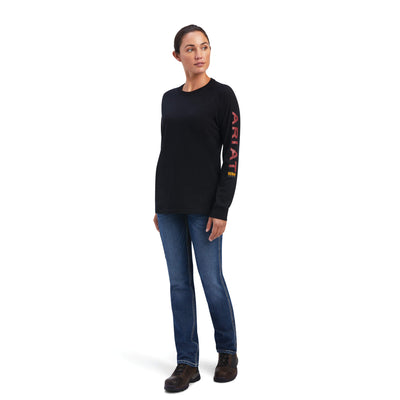 Ariat Women's Rebar Cotton Strong Logo Graphic