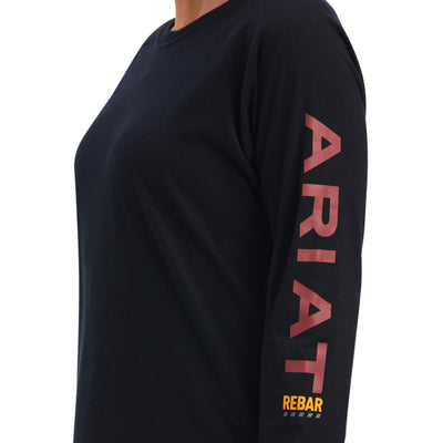 Ariat Women's Rebar Cotton Strong Logo Graphic