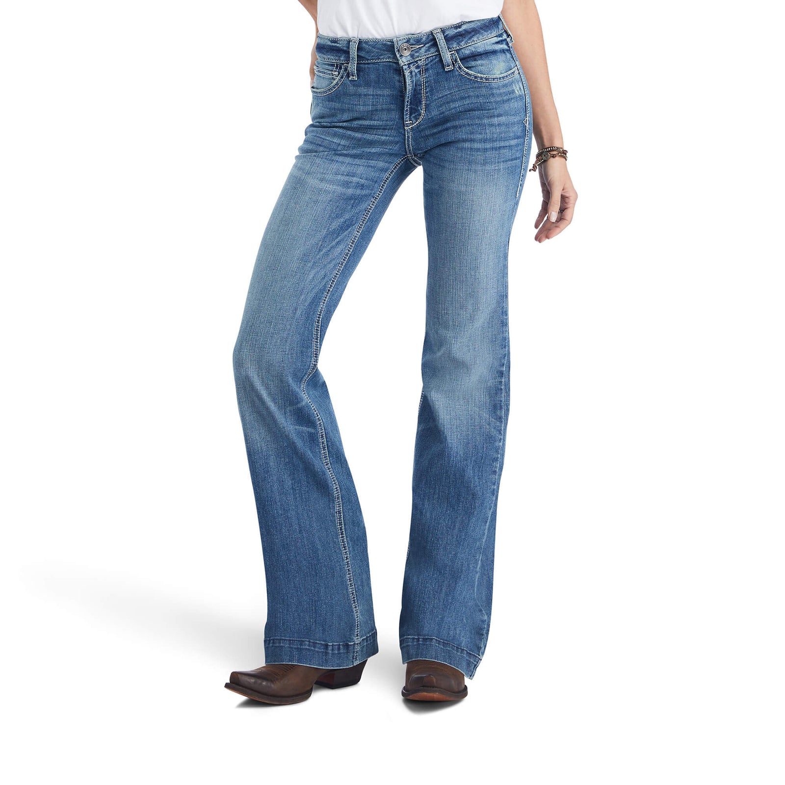 Rock & Roll Denim Women's Smile Pocket High Rise Trouser Jean - Jackson's  Western