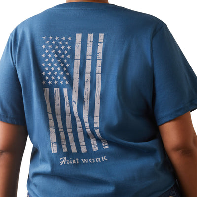 Ariat Women's Rebar American Flag Graphic T-Shirt
