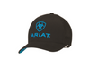 Ariat Logo Flex Fit Black Ball Cap