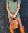 Bed Stu "Ainhoa LTC" Cafe Latte TD Handbag