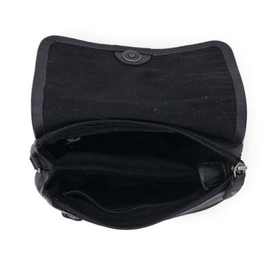 Bed Stu "Ziggy" Black Rustic Handbag