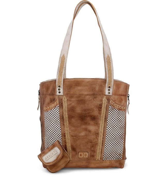 Bed Stu "Amelie" Nectar Lux Tan Rustic Handbag