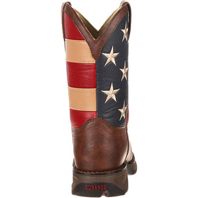 Durango Little Kid Patriotic Western Flag Boot