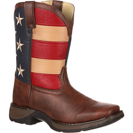 Durango Youth Patriotic Western Flag Boot