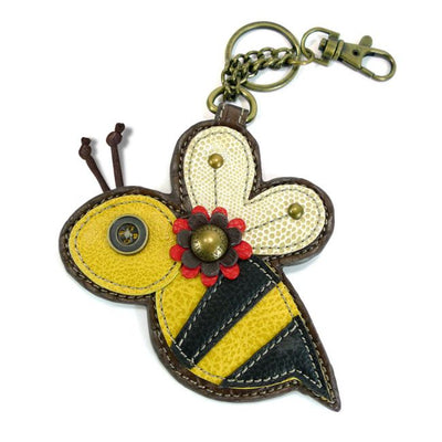 Chala Handbags Key Fob/Coin Purse - Bee