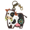 Chala Handbags Key Fob/Coin Purse - Cow