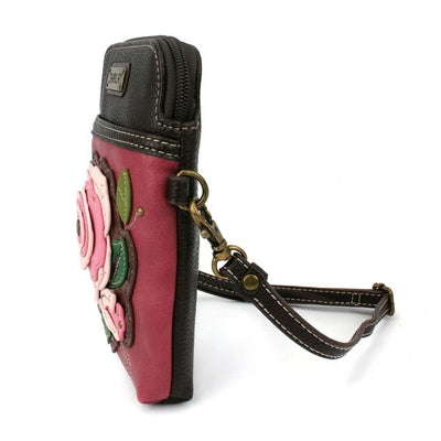 Chala Handbags Cell Phone Crossbody - Rose