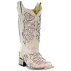 Corral Boots Women's Glitter Inlay Studded Western Boot