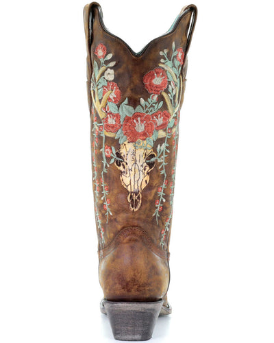 Corral Women's Deer Skull Western Boot