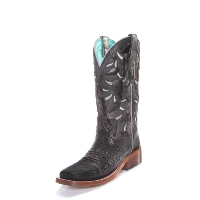 Corral Women's Black Smooth Quill Ostrich Boots