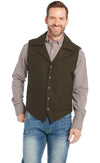 Cripple Creek Men's Wool Collared Vest